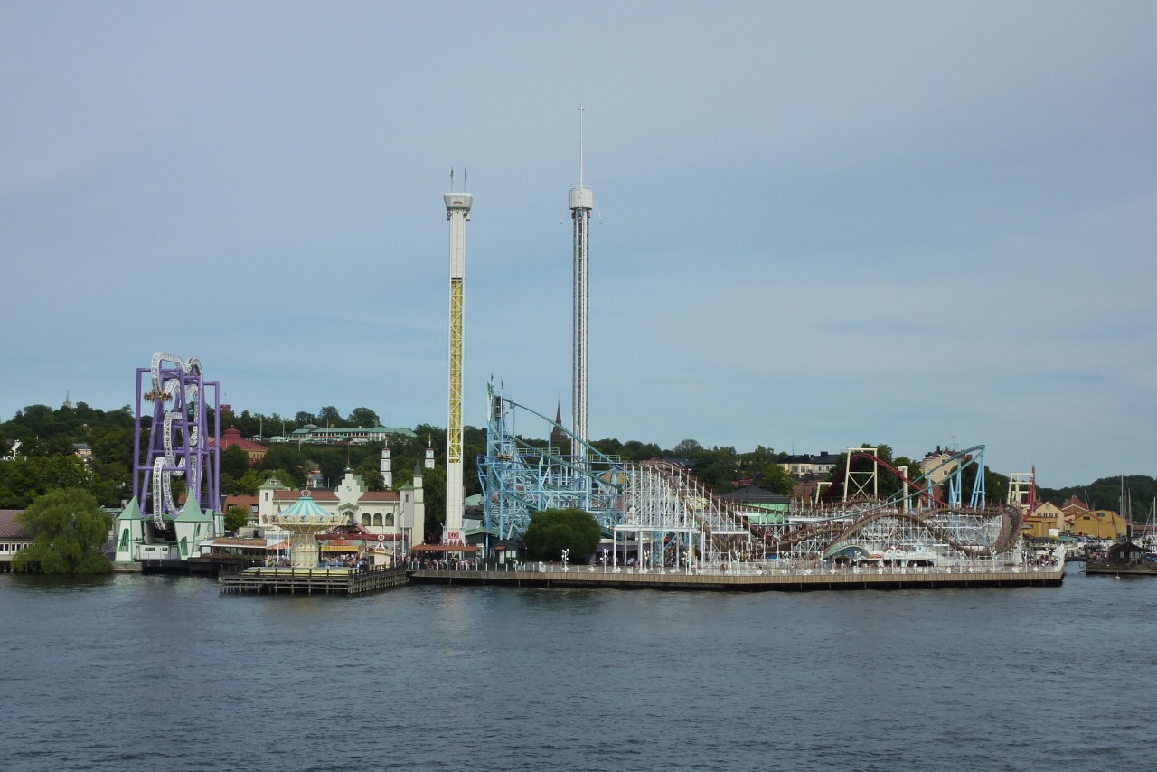 Le parc d'attraction de Gröna Lund, le plus ancien de Suède