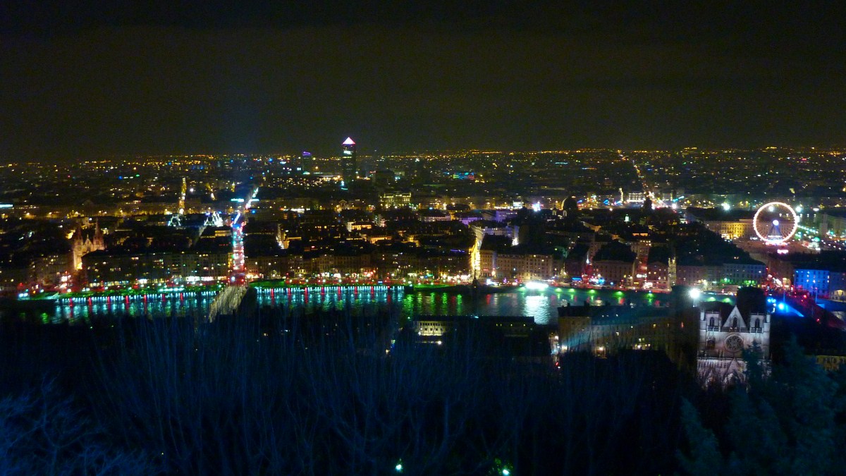 Lyon vu de la Basilique de Fourvière