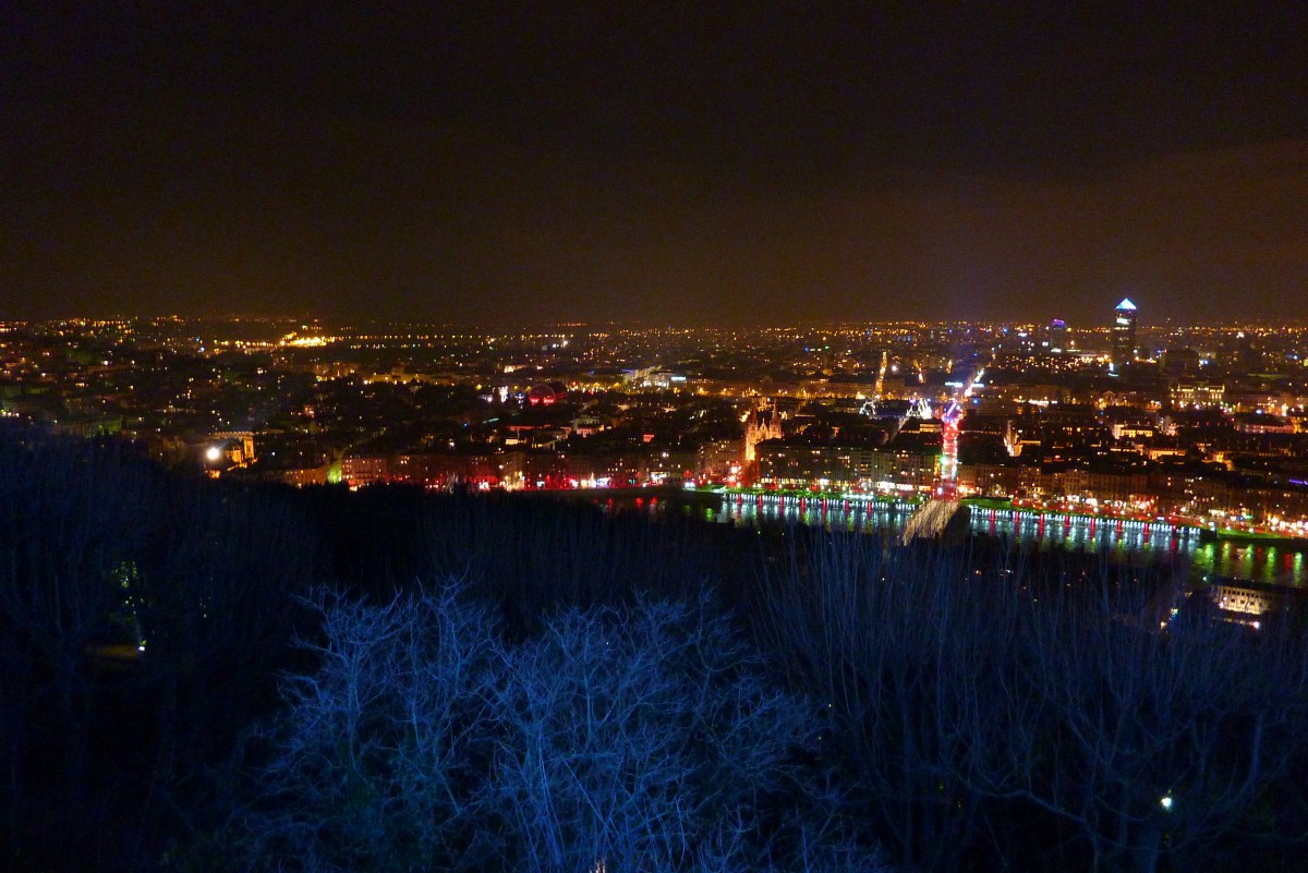 Lyon vu de la Basilique de Fourvière