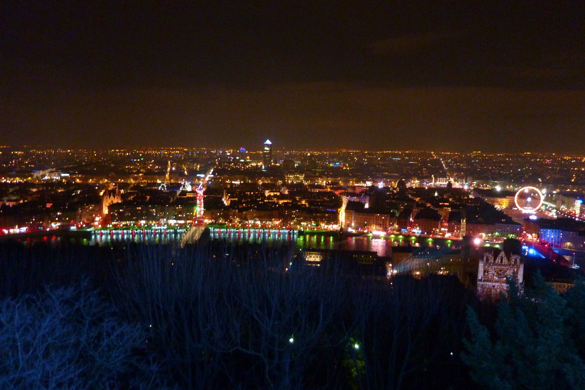 Lyon vu de la Basilique de Fourvière