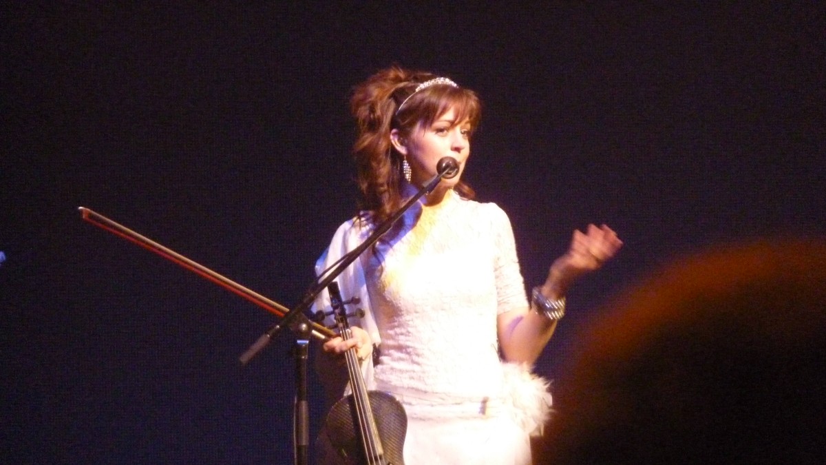 Lindsey Striling sur scène à Lyon