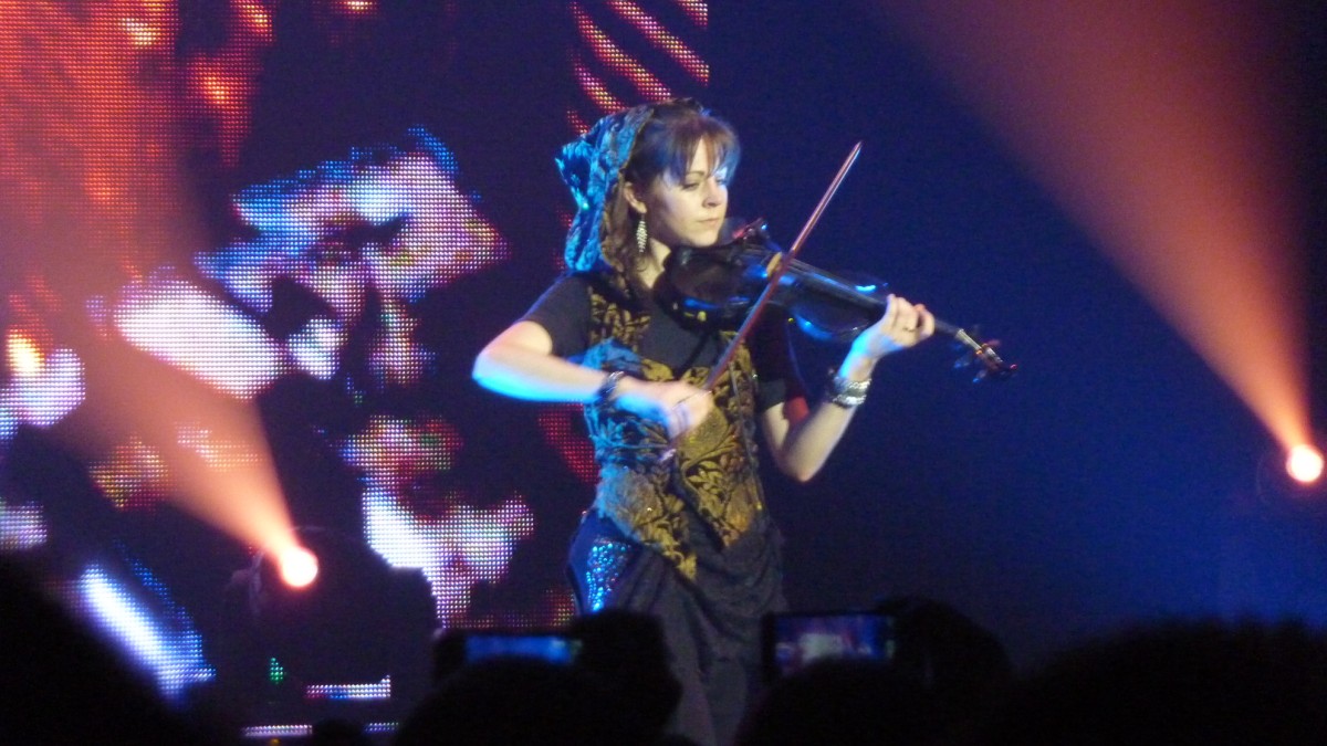 Lindsey Striling sur scène à Lyon