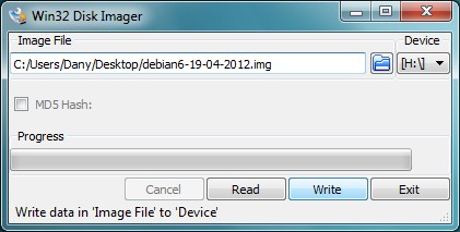 Win32 Disk Imager